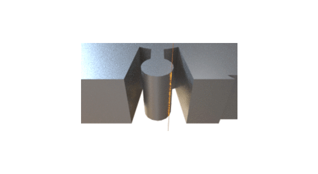 Novicut animation for machine menu